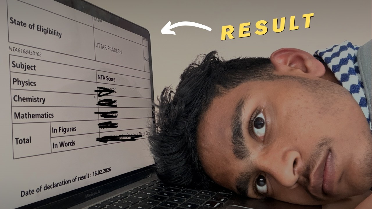 My JEE Main 2026 Result ! 💀( Live reaction ) - YouTube