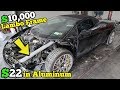Rebuilding $10,000+ of Lamborghini Frame Damage Using $22 in Aluminum Bar & Harbor Freight Tools