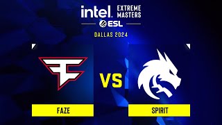 FaZe проти Spirit | Мапа 1 Anubis | IEM Dallas 2024