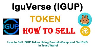 How to Sell IguVerse Token (IGUP) Using PancakeSwap and Get BNB in the Trust Wallet screenshot 4
