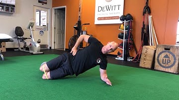 DPT Banded Side Plank Clamshell