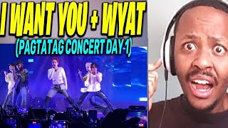 SB19 Reaction | PAGTATAG CONCERT DAY 1- I WANT YOU &amp; WYAT