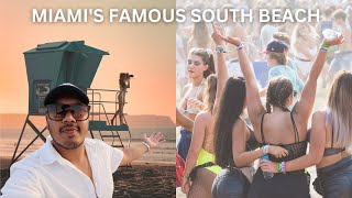 Visiting Miami's Famous South Beach 🇺🇸 || Most Famous Beach of USA ||