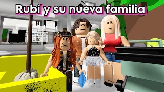 RUBÍ Y SU NUEVA FAMILIA 🙁😟HISTORIA ROBLOX BROOKHAVEN
