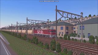 新VRM3★103系15編成並走レイアウト完成見張本線2EF8195から