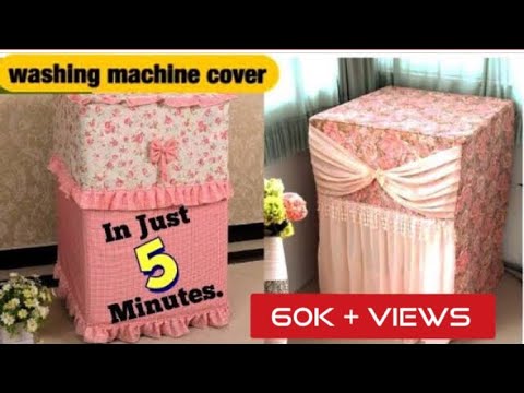 Washing Machine Cover with Old BedSheet At Home  || Reuse of