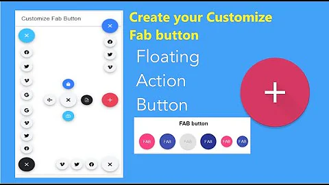 ion-fab-button : Ionic 5 | Customize ion-fab-list | Create Customize Floating button in android app.