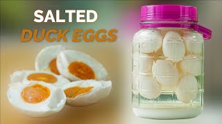 Salted Duck Eggs Recipe | How To Make Salted Duck Eggs | Easy Salted Eggs