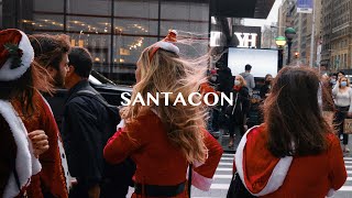 SantaCon NYC Street Photography (Fuji X100V)