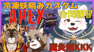 【APEX配信】カスタムの合同練習に参加するよ～！！【魔炎剣KKK】