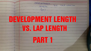 Development Length of Reinforcement & How Calculate Ld for Column & Beams