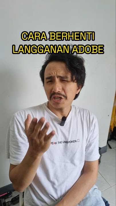 berhenti langganan malah kena denda, cuman adobe!! #adobe #langganan