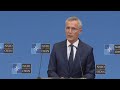 LIVE Secretary General meets the press after the final Defense Ministerial ahead of the NATO Summit