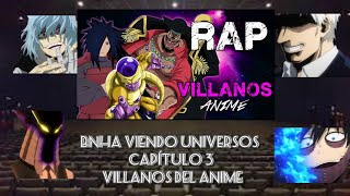 bnha viendo universos capítulo 3 villanos del anime créditos a @DobleCeroRap