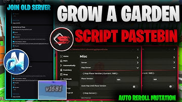 ROBLOX SCRIPTS - 2 METHODS TO FIND OLD SERVER 1681 , AUTO REROLL MUTATION 