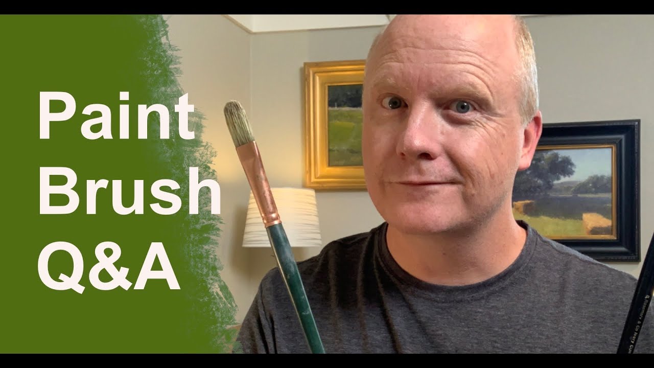 Why I Use Natural Bristle Brushes for Oil Painting - Artist Advice 