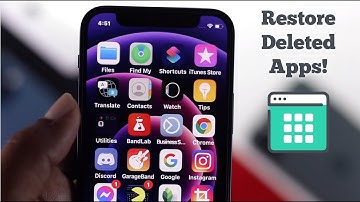 How to Recover Deleted Apps on iPhone [App Store]