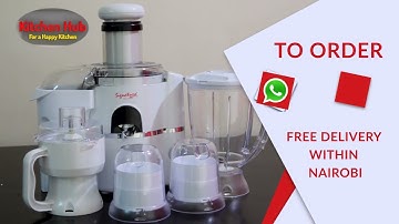 Signature 5 In 1 Food Processor | Blender | Juicer | Chopper | Mincer | Grinder