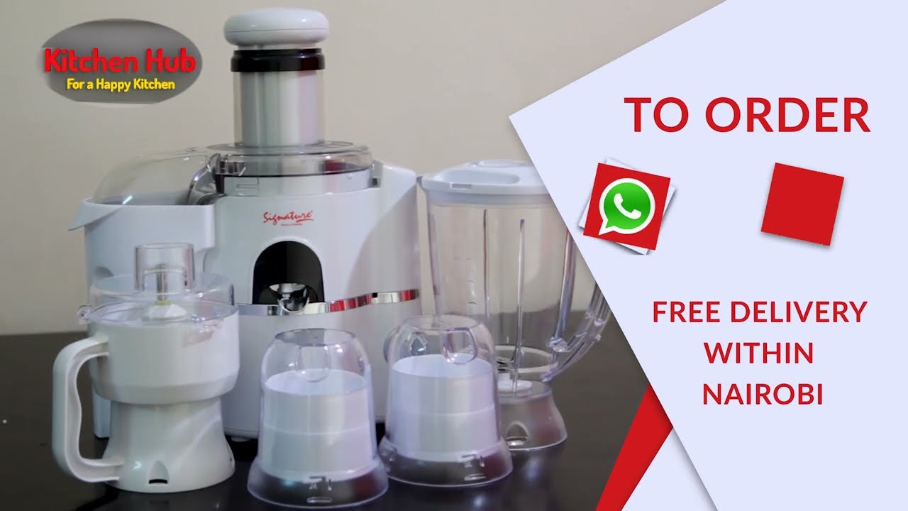Signature 5 In 1 Food Processor | Blender | Juicer | Chopper
