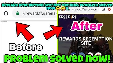 FF REWARD SITE LOADING PROBLEM | FREE FIRE REDEEM CODE WEBSITE NOT WORKING |REDEEM CODE SITE PROBLEM