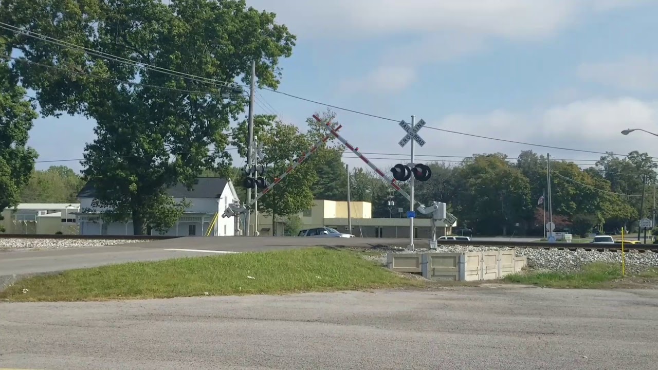 CSX Gravel Train "Rocking" Through Downtown Portland