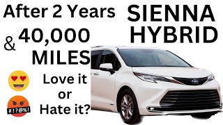 Toyota Sienna Hybrid  40k Mile Update