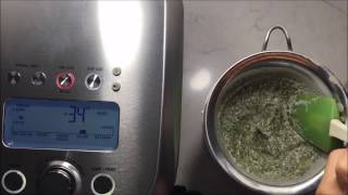 green tea ice cream crepe, whipped cream waffles / korean street food