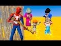 Scary Teacher 3d - Spiderman vs Miss&#39;T &amp; Blue and Pink Miss&#39;T ( Nick Rescue )  - Game Animation