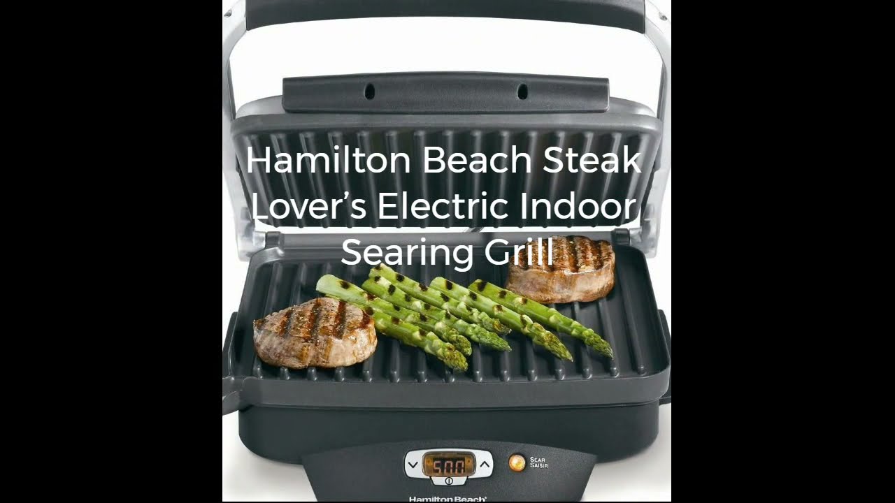 Hamilton Beach Indoor Grill, Steak Lover's