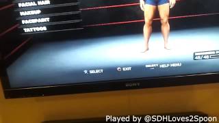 WWE 13  (Create a Superstar) Part 1