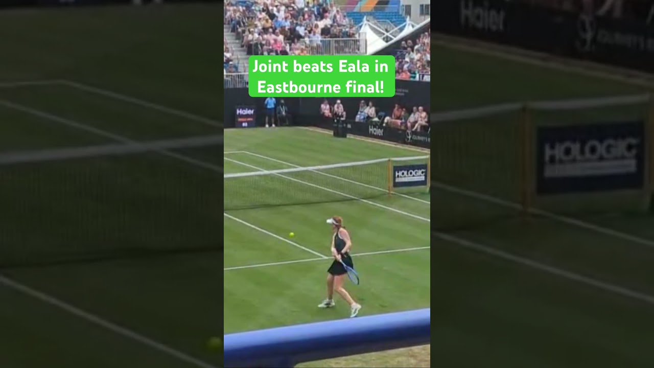 The moment Maya Joint beat Alex Eala in epic Eastbourne final tie-break (12-10) 