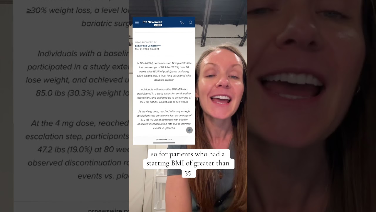Retatrutide Results Are Actually Terrifying #weightloss #doctor #health -  YouTube