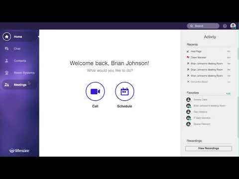 Scheduling a Meeting with the Lifesize App | Lifesize Training