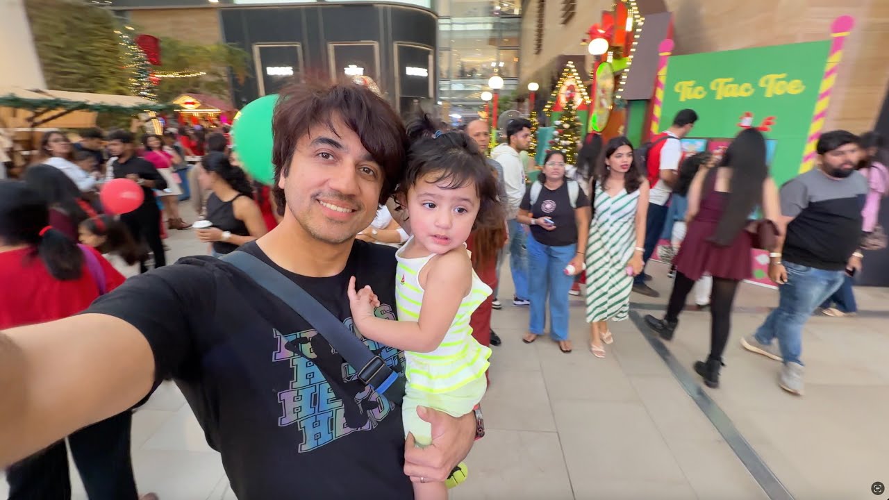 |Скай и Иву были очень рады меня видеть раньше |Рождественская атмосфера Мумбаи включена |