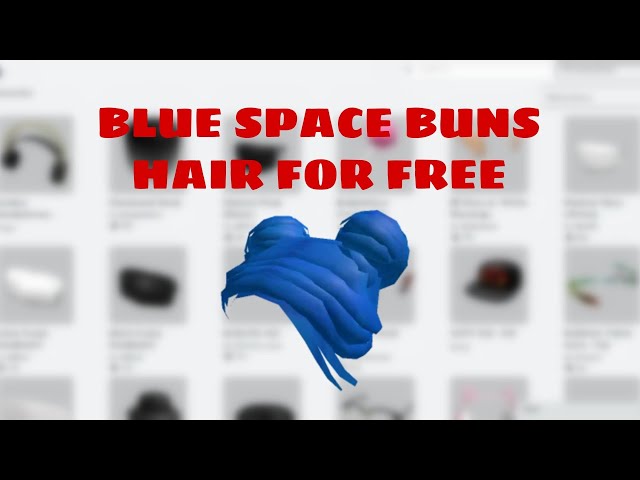 Huge Dark Blue Long Hair With Twin Buns (From LGCo - ROBLOX