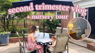 weekly vlog + nursery tour | 6 months pregnant