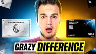American Express Platinum vs Chase Sapphire Reserve (Insane difference)