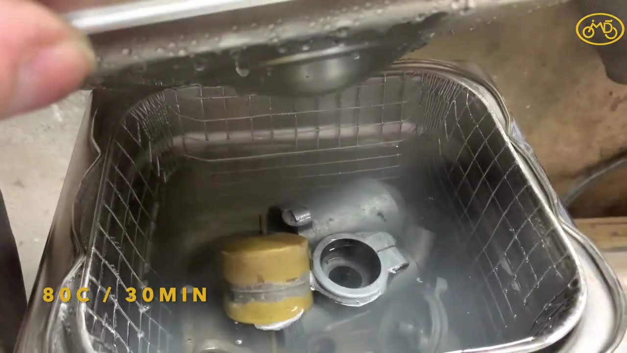 Čistenie karburátora ultrazvukom Jawa 555