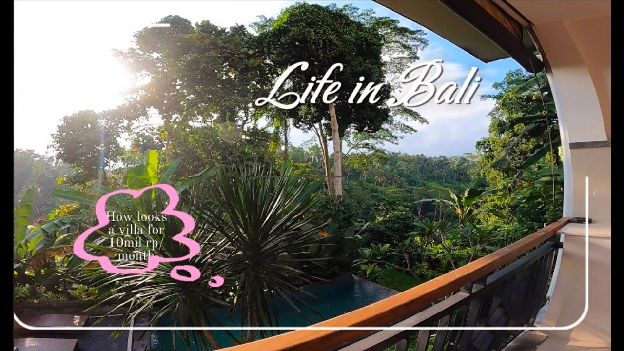 Life in Bali | villa for 10mil rp/month | chill day | weather in December 2025
