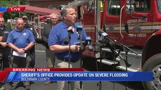 Buchanan County officials provide update on severe flooding