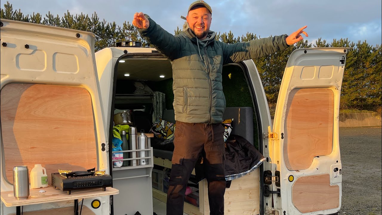 1st Night In My £1500 Micro Camper!