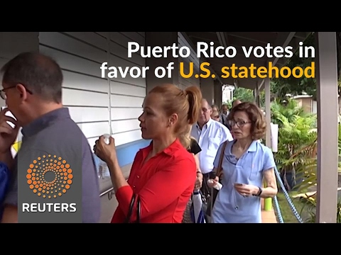 Puerto Rico votes for U.S. statehood in referendum - Puerto Rico votes for U.S. statehood in referendum