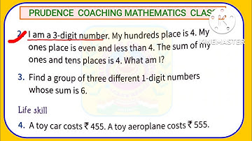 3 Digit Numbers class 2 Mathletics B Higher order Thinking sum 2 I am a 3 Digit Number #mathsahead2