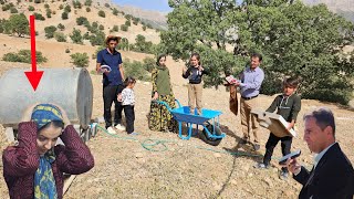 The Beginning of Hope: The Day Taleb and Hashem Started Building Comfort for Mina and Reza