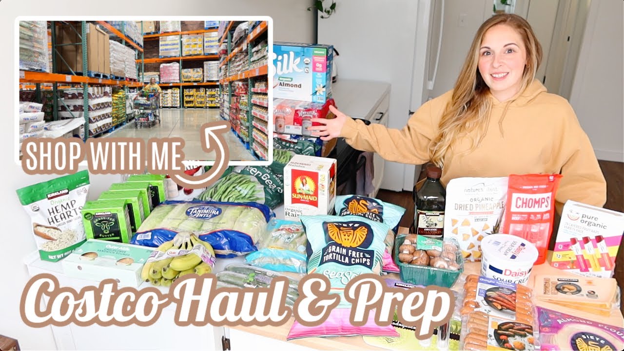 BULK FOOD COSTCO SHOP BUDGET MEAL PREP FOOD STORAGE PANTRY TOUR