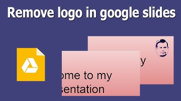 How to Remove logo from google slides Presentation