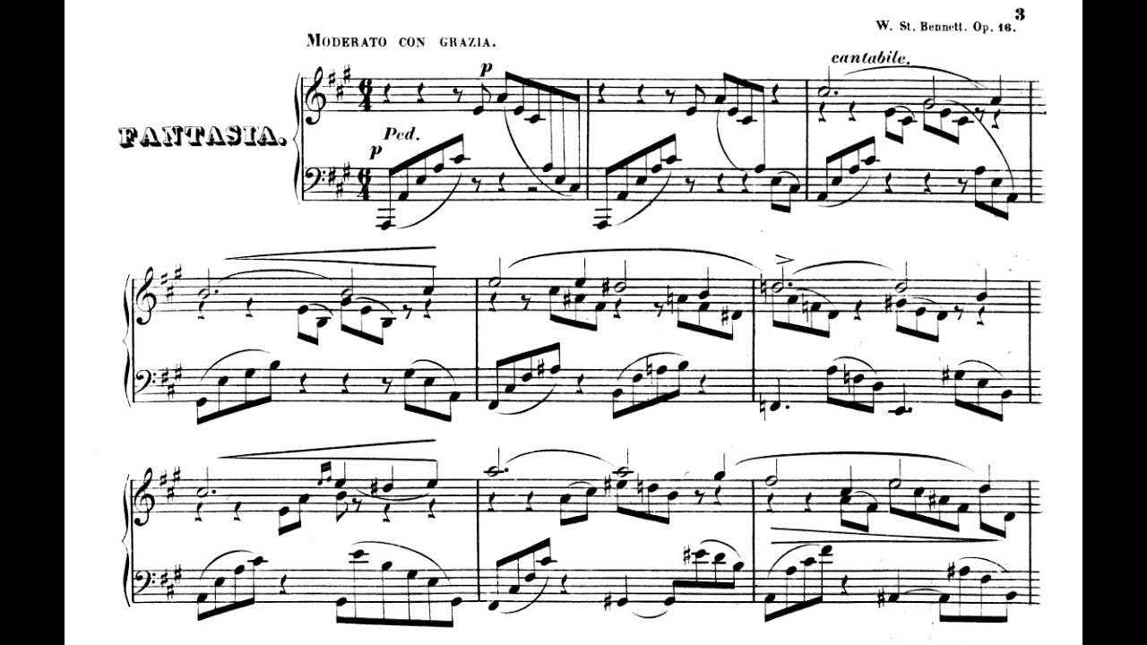 William Sterndale Bennett - Fantaisie, Op.16