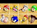 40 Characters Sinking in Quicksand ⭐Super Mario 64 PC Port⭐
