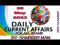 Daily Current Affairs by Namreen Mam | 31 May 2023 #dailycurrentaffairs #viral #trendingshorts