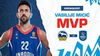 9. Hafta Alba Berlin - Anadolu Efes / #MVP Vasilije Micic